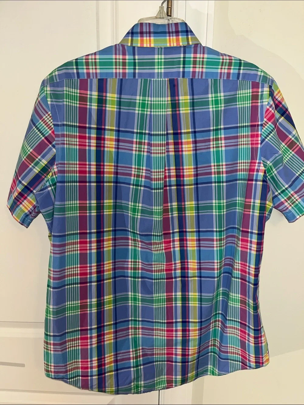 Polo Ralph Lauren Blue Purple Green Yellow Red Sewn Pony Shirt-L Classic Style